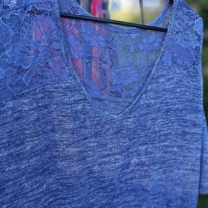 Torrid Super Soft Blue Knit Top